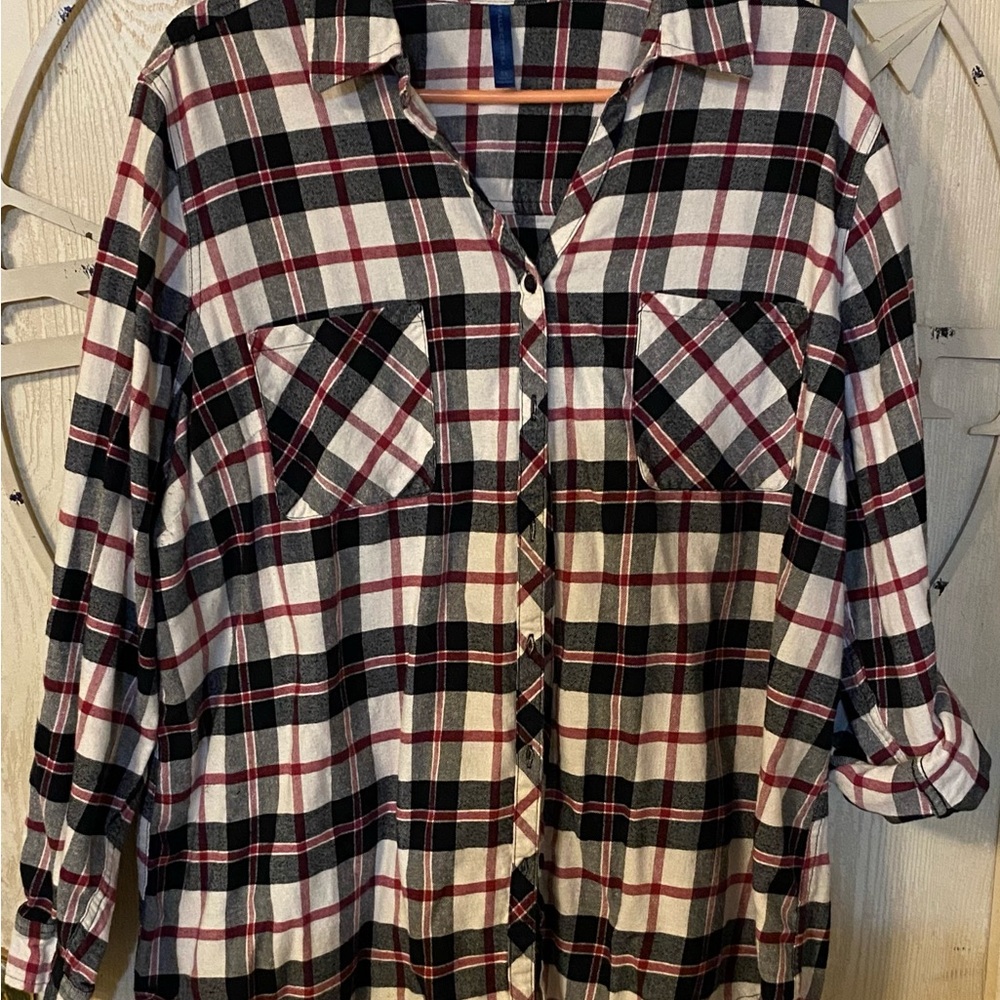 Falls Creek Plaid Flannel Shirt
